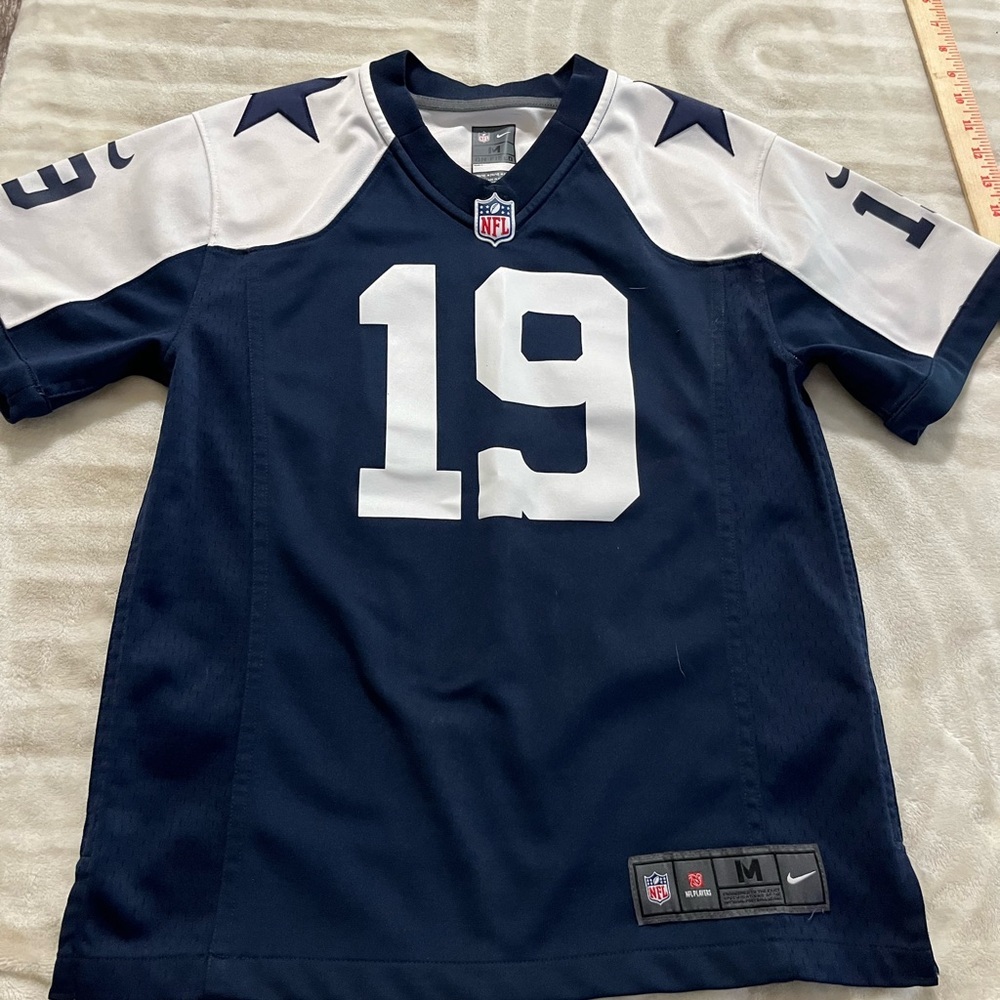 Dallas Cowboys Miles Austin Nike Football Jersey #19 Kids M 10-12 Blue White